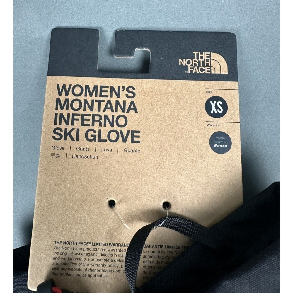 The North Face Women's Montana Inferno Ski Glove Size XS NWT - Picture 2 of 4